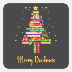 Sticker Carré Joy Bookmas