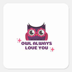 Sticker Carré Joyeuse Saint-Valentin 2023 - Images drôles d'amou