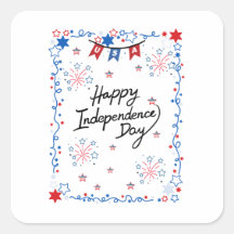 Joyeux anniversaire de l'indépendance Carte de vœu