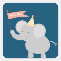 Joyeux éléphant d'anniversaire