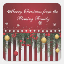 Joyeux Noël de (votre famille)