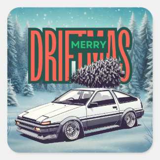 Sticker Carré (Joyeux Noël) Joyeux Noël - Hachiroku