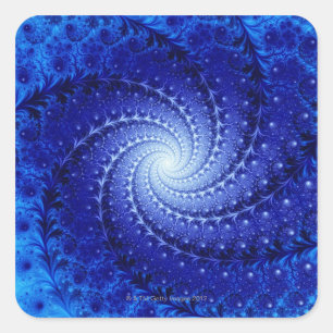 Sticker Carré Julia Fractal 4