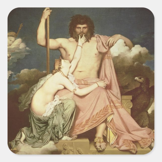Sticker Carré Jupiter et Thetis, 1811 (Devant)