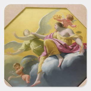 Sticker Carré Justice, d'une série de quatre cardinaux