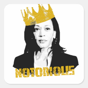 Sticker Carré Kamala Harris