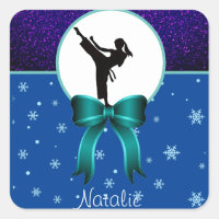Karate Girls Parties scintillant et Bow Snowflake
