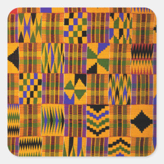 Sticker Carré kente