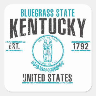 Sticker Carré Kentucky