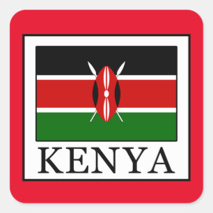 Sticker Carré Kenya