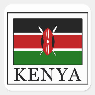 Sticker Carré Kenya