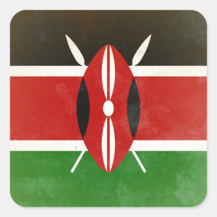 Sticker Carré Kenya
