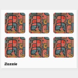 Sticker Carré Klee - Exotique