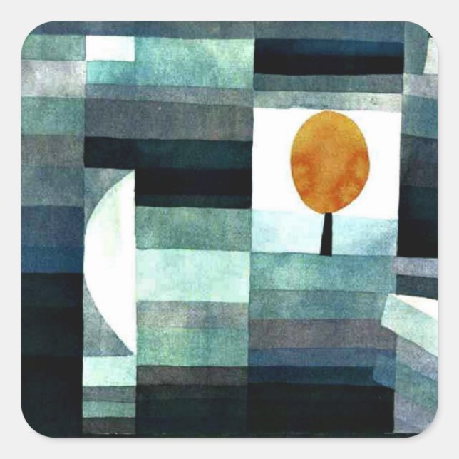 Sticker Carré Klee - Lune (Devant)