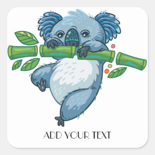 Sticker Carré Koala Cuties