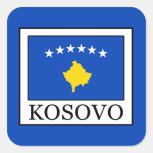 Sticker Carré Kosovo