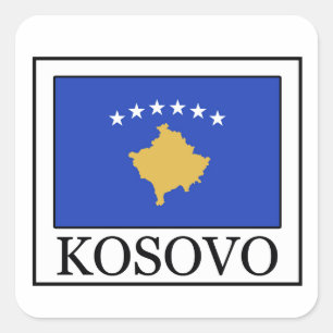 Sticker Carré Kosovo