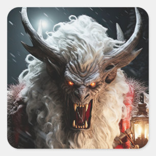 Sticker Carré Krampus