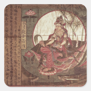 Sticker Carré Kuan-yin, déesse de compassion