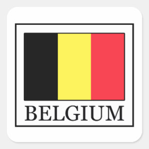 Sticker Carré La Belgique