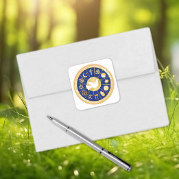 Sticker Carré La colombe de la paix