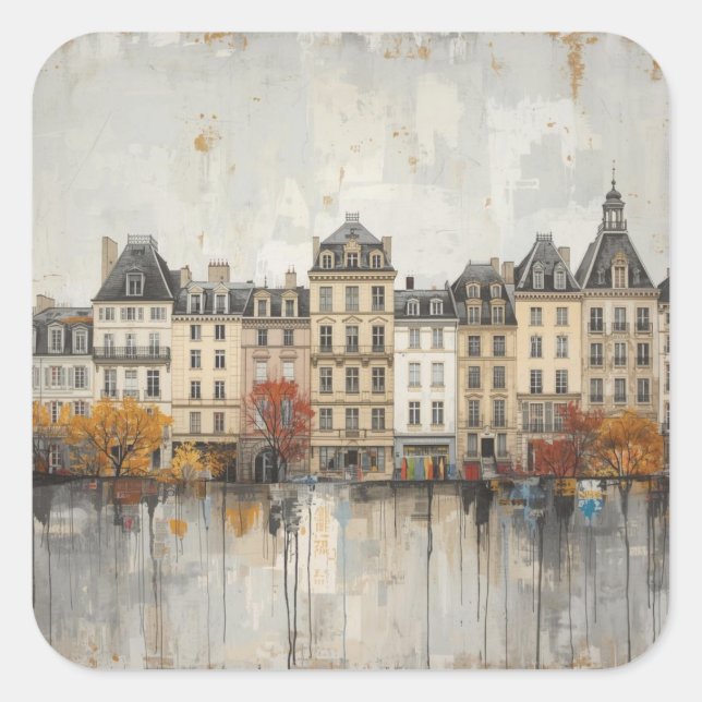 Sticker Carré La conception de The Quarters 02  (Devant)