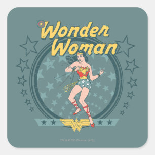 Sticker Carré La Femme des merveilles