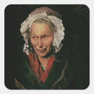 Sticker Carré La folle ou l'obsession de l'envie, 1819-22