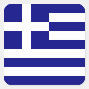 STICKER CARRÉ LA GRÈCE