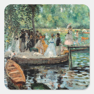 Sticker Carré La Grenouillère Auguste Renoir