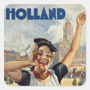 Sticker Carré La Hollande