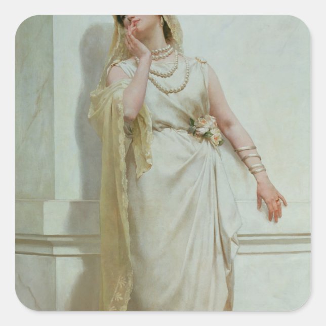 Sticker Carré La Jeune Mariée, 1883 (Devant)