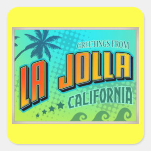 STICKER CARRÉ LA JOLLA