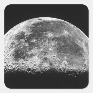 Sticker Carré La Lune 2