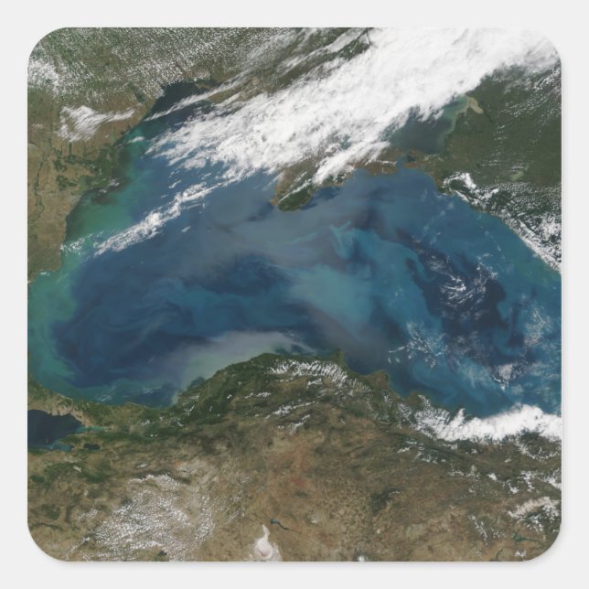 Sticker Carré La mer Noire dans l'est de la Russie (Devant)