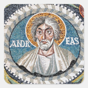 Sticker Carré La mosaïque d'Andrew l'Apôtre