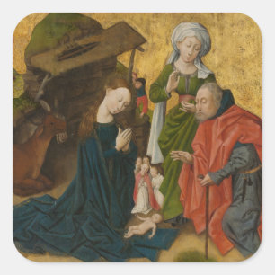 Sticker Carré La Nativité, vers 1460