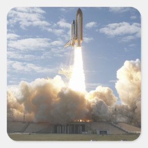 Sticker Carré La navette spatiale l'Atlantide enlève 10