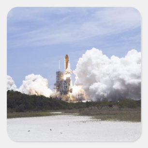 Sticker Carré La navette spatiale l'Atlantide enlève 27