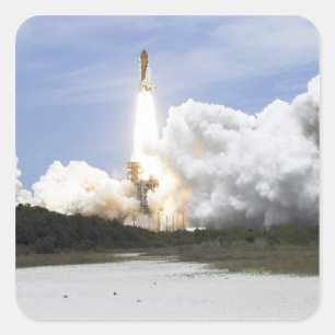 Sticker Carré La navette spatiale l'Atlantide enlève 28
