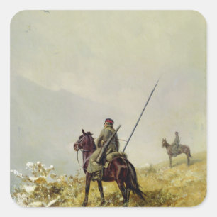 Sticker Carré La patrouille, 1887