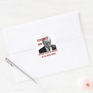Sticker Carré La peine Trump