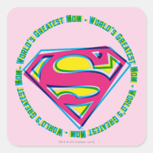 Sticker Carré La plus grande maman du monde