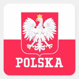 Sticker Carré La Pologne