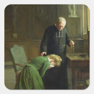 Sticker Carré La restitution, 1901