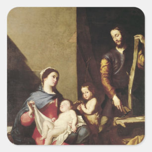 Sticker Carré La Sainte Famille, 1639