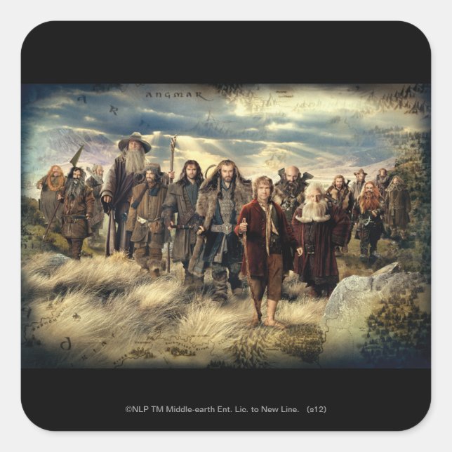 Sticker Carré La société (Devant)