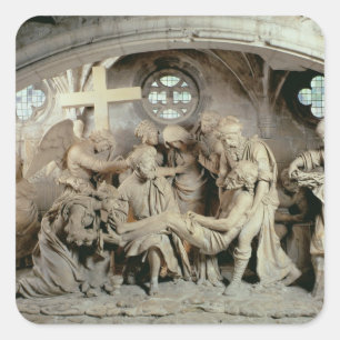 Sticker Carré La tombe de Pâques, 1554-64 (pierre)