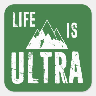Sticker Carré La Vie Est Ultra Courante