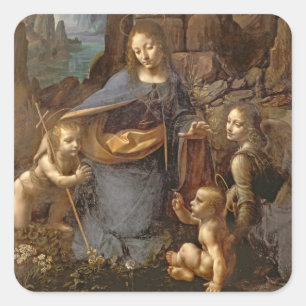 Sticker Carré La Vierge des roches